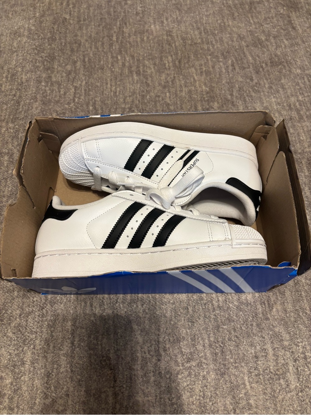 Adidas SUPERSTAR II SHOES KIDS Size 6 Youth Black and White NWT